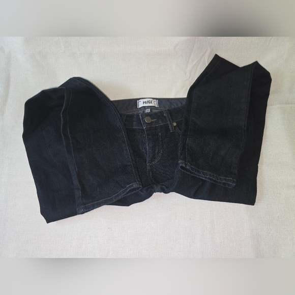 PAIGE Midnight Blue Denim Jeans Skyline Skinny Sz. 26 Travel Casual Outdoor - Picture 12 of 15